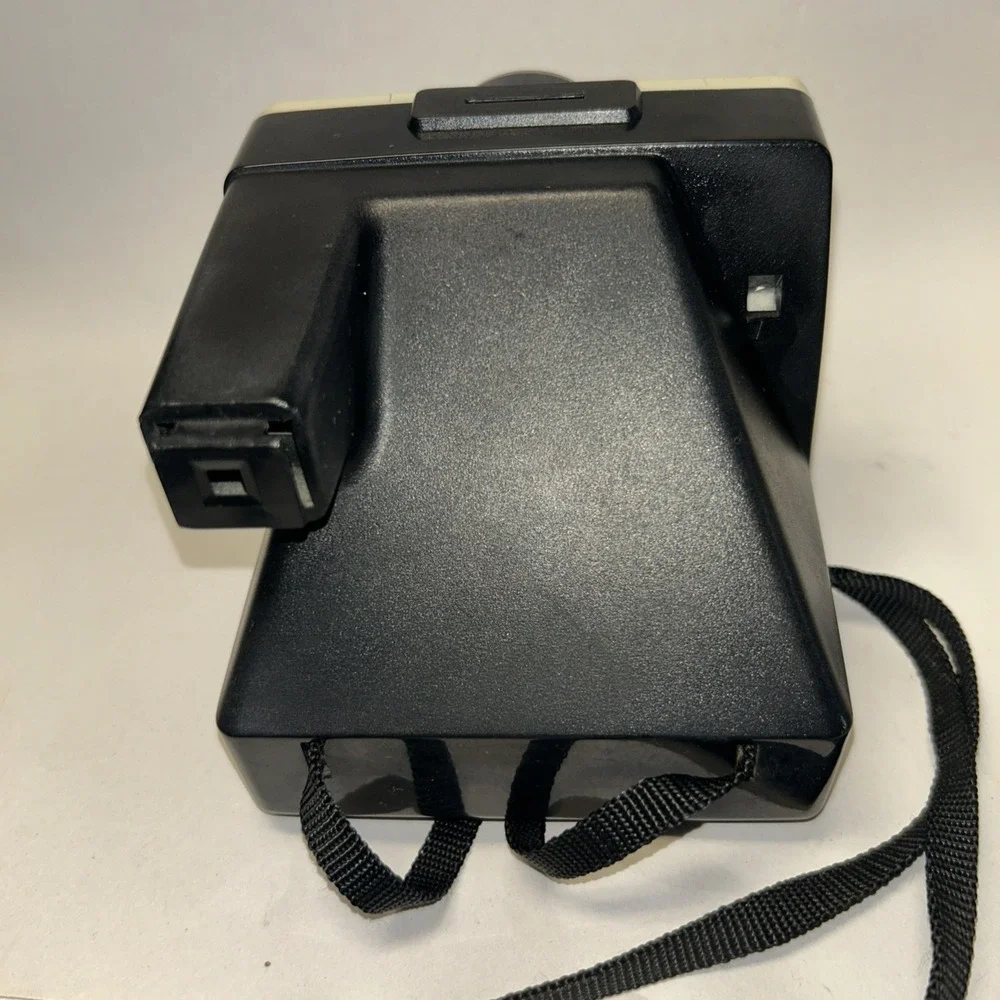 Vintage Polaroid SX-70 OneStep White Rainbow Stripe Land Camera Untested